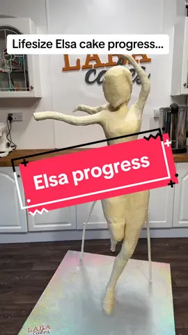 Stacked, ganached and ready to sculpt! 