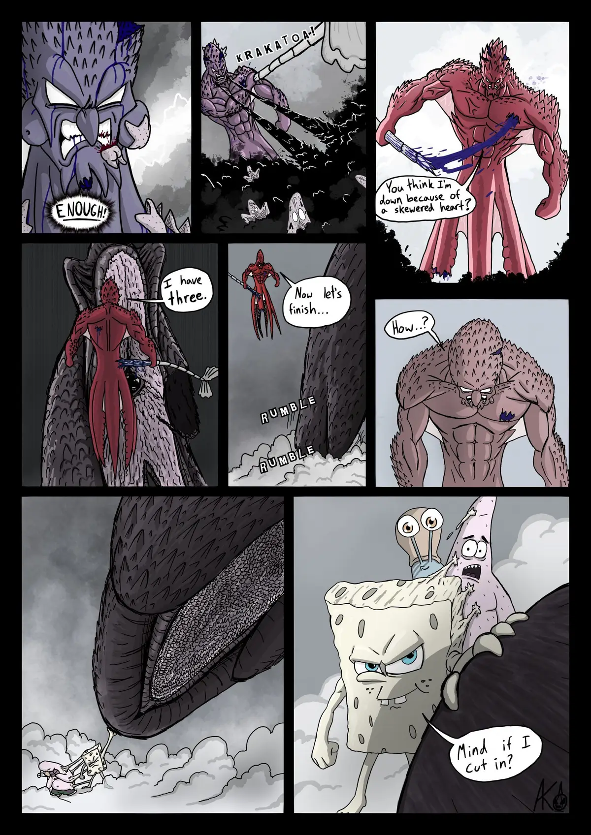 #horror #comic #fight 