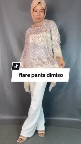 flare pants dari dimiso, bahan scubanya baguss dan nyaman banget dipake🥹 #dimiso #flarepants #celanacutbray #cutbrayscuba #cutbray 
