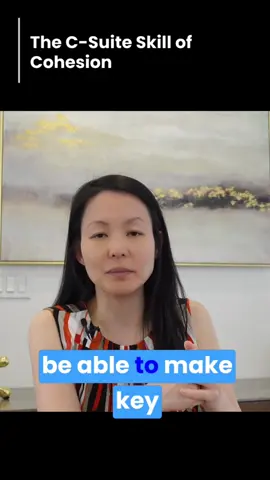 Level Up Your Leadership: Master the C-Suite Skill of Cohesion ✨ Part 2 #leadershipskills  #successmindset  #ceo #csuite  #management  #cohesion  #alignment  #communicationstrategy  #leadershiptiktok  #LearnOnTikTok  #careergoals  #executivecoach  #thursdaymotivation #corporate #work