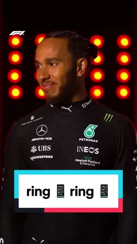 who you leaving on read, lewis? 🤪📱 #f1 #formula1 #lewishamilton #hamilton #sports #funny 