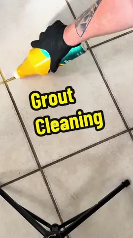 Deep cleaning grout using Zep Grout Cleaner and Brightener #groutcleaning #zepgroutcleaner #cleaninghacks #groutcleaninghack #cleaningmotivation #housecleaner #cleanhome #tilecleaning #deepcleaning #cleaningtips 