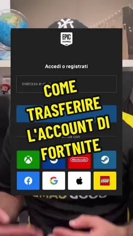 Risposta a @simo_att come collegare gli account delle console o pc su Fortnite #fortnite #videogiochi 