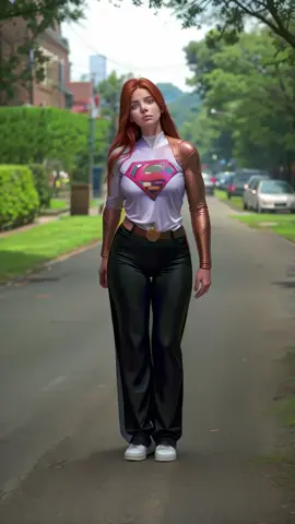 Supergirl doing the Rasputin callenge!  #Rasputin #aigenerated #aiart #aianimation #fyp 