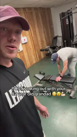 Worked out with my 82 year old Grandad… he has cancer, a torn bicep that they refuse to operate on because they say hes “too old”, and has broken nearly every bone in body and was told he will probably never walk again yet here he is. He never makes an excuse 💙💪🏻 My hero 🙏 #fyp #motivation #workoutmotivation #82yearsold #health #workoutinspiration #strong #grandad #cancerfighter #cancersurvivor 