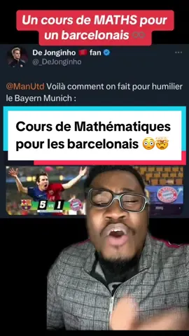 Cours de Maths pour barcelonais #barcelona #bayernmunich #leaguedeschampions #football 