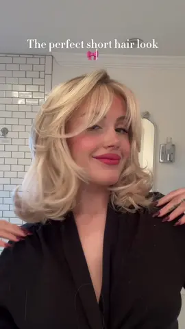Replying to @emma ౨ৎ  all the volume you could dream of and more ‪‪❤︎‬ #hairstyle #hairtutorial #shorthair 