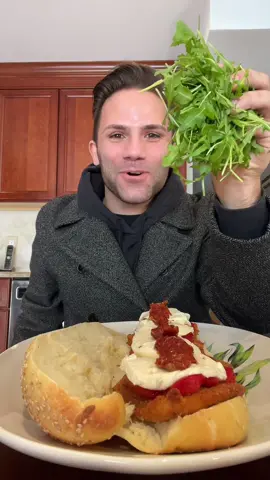 Tommy Cutlets Sandwich 🥖🏈🇮🇹 #chicken #cutlet #hero #fyp 