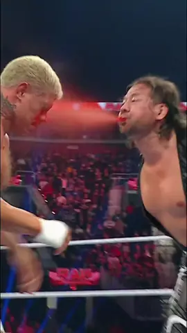 Bro got BLASTED 😮‍💨🩸 #WWE #CodyRhodes #ShinsukeNakamura 
