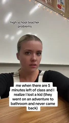 no I swearrrrrr I was in the bathroom the whole time! #teachersoftiktok #teacherlife #teacher #teachertok #highschool #teach #winterbreak #fyp #foryou #finals 