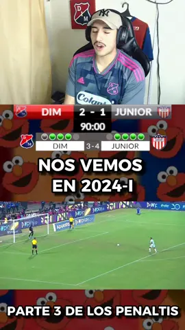 Parte 3 Penaltis del DIM vs Junior #paratii #futbol #medellin #twitch #DIM #juniorcampeon #futbolprofesionalcolombiano #rexistenxianorte #junioroficial #juniorfc 