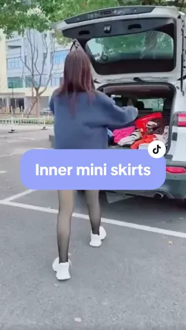 Fake layer inner mini skirts😍✨ #fakelayering#innerminiskrit#womendaily#racuntiktokshop#foryou  
