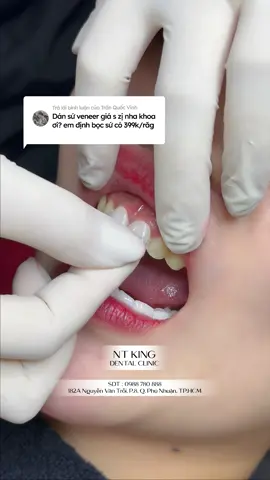 Khách hàng nên tìm hiểu kĩ trước khi thẩm mỹ nụ cười, đừng vì những quảng cáo răng sứ giá rẻ mà làm hại đến sức khoẻ răng miệng của mình nha. Mọi người có thắc mắc gì cứ đặt câu hỏi cho NT KING nhé! #NTKINGDENTALCLINIC #ThePerfectSmile #dansuVeneer #rangsu #dansukhongmainho #dieutricuoiholoi #cayghepimplant 