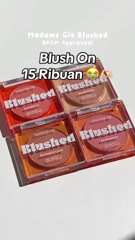 Membalas @𝒁𝒊𝒓𝒂𝒂 swatch all shade blushed by @Madame Gie Cosmetics !! 🥰🫶🏻 #perfectlyblushed #blushonmadamegie #madamegie 