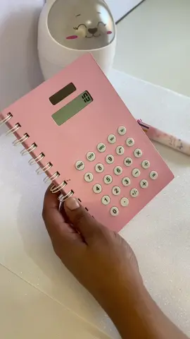 Caderno calculadora.        #papelariaonline #pqpelariacriativa 