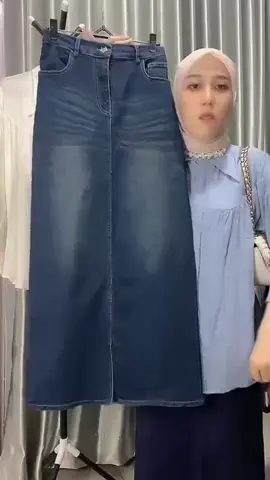 [FHA ] Theana Rok Jeans Skirt panjang