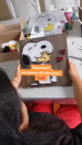 Regresan los sábados de taller!! 🧶🔨 A pedido de muchxs 😁 les cuento que tendremos clases regulares, de diseño libre y próximamente virtuales!! 🕐 Horarios: Mañana 9am a 2pm - Tarde 3pm a 8pm 👉🏼 Fechas sábado 6,13 y 20 de enero ¿Te apuntas? 📲 940634560 #stringarts #talleres #hiloramasperú #clases #hilorama #DIY #taller #arte #stringart #snoopy #limaperu #hiloramas 