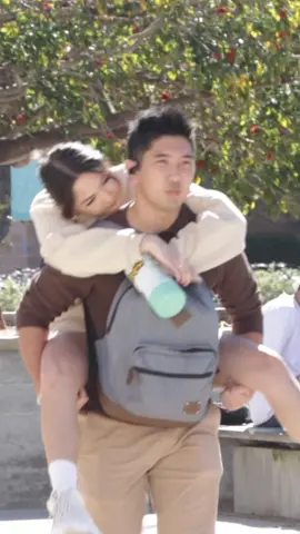 she got him to carry her😂 #fyp #foryourpage 