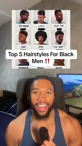 Top 5 Hairstyles For Black Men In 2023 ‼️ #blackmenhairstyles #hairstylesformenns #braidstyles #locs #cornrows #twists 
