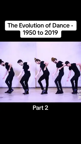 The Evolution of Dance - 1950 to 2019 #dance #evolution #fyp 