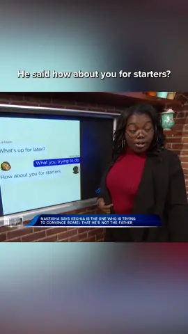 The receipts were receipting.  #Maury #mauryshow #cheating #cheatingboyfriend #sidechick #mistress #reality #realitytv #tvshow #receipts #text 