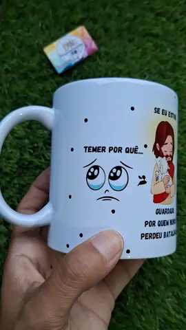 Caneca cerâmica, personalizada 😍🎄 #presentespersonalizados #temerporque #alinebarros #canecapersonalizada #natal #amigooculto #musicagospel 