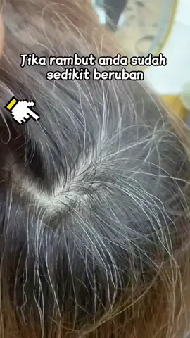Rambut putih di kepala, rambut putih di pelipis, pelbagai masalah rambut putih, jangan lagi mewarnai! Gunakan serum rambut hitam untuk menyelesaikan masalah rambut putih dari akar#hair#whitehair#blackhair#dyedhair#blackhairessence#scalpessence#blackhairsupplements