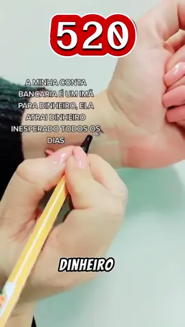 AFIRMAÇÃO para entrar DINHEIRO 💰 em sua conta bancária 🧲 #fypシ #manifestardesejos #520 #grabovoi #os7passosdaatracaoinfinita 