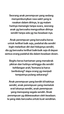 Kamu kuat kok :) #reminderquotes #galaubruntal #fyp #quotesaesthetic #perempuankuat 