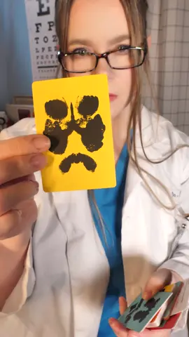 ASMR Psychologist ink blot test - what do you see? #asmr #asmrmedical #asmrpov #asmrroleplay #asmrpsychologist #inkblot #inkblottest #rorshach