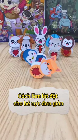 Cách làm lật đật từ giấy và nắp chai nhựa cực đơn giản #dochoitreem #thucong #tulamdochoi 