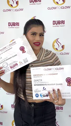 Congratulations SAMITA 🇮🇳 on completing the self-makeup class! It's amazing to see how far you've come as a beginner and how well you're doing now. Your dedication and progress are truly commendable. Keep up the great work and continue to explore and enhance your makeup skills. The future holds endless possibilities for you in the world of beauty. Best of luck on your journey! .............. Join our PROFESSIONAL MAKEUP CLASS. whatsapp - ‪+971 56 220 8312‬   ......... #glowtoglow #glowtoglowdubai #glowtoglowbeautyacademy #glowtoglowstudent #glowtoglowmakeupclass #makeupclass #makeupclassindubai #christmas #christmasmakeuplook #christmasmakeup #christmasmakeupideas #christmasmakeup2023 #makeup2023 #newyear2024 #newyear2024 
