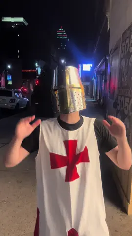 Jesus is the WAY ✝️☦️🙏 #templar #streetinterview #nightlife #jesus #jesuschrist #christiantiktok #christian #foofootv #fyp 
