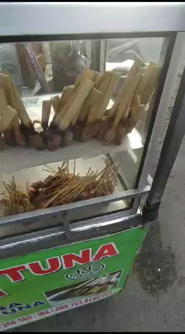 satu pentol, sate tuna, pepes tuna daerah monang maning denpasar bali mantul#fypシ #viral#kuliner 
