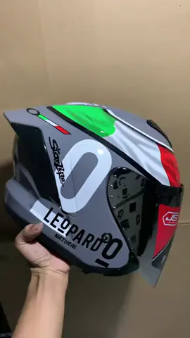 Helm Js Armor Leopard Paked ganteng spoiler 3D,, #helm#helmet#helmetloverindonesia#helmhalfface#racuntiktok#fyp#fypシ#helmviral 
