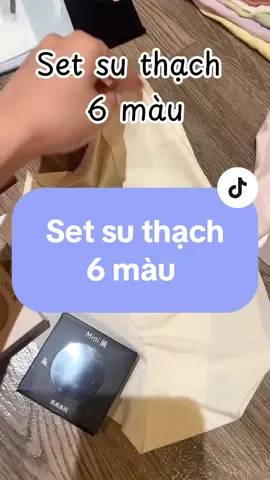 Cận chất cận màu set su thạch 6 màu cho chị em❤️ #setsuthach #quanlotsu 