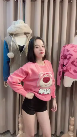 สวยทุกสีค้าบ แขนยาวหมีล็อตโซ่มาแล้ว 🐻🧺 #แขนยาวขายาว #แขนยาวไหมพรม #เพจstylepaishop 