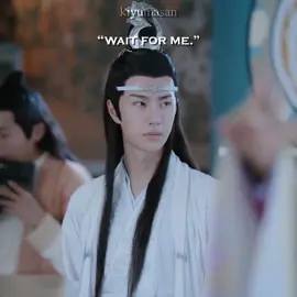 lan zhan always waited for wei ying... #theuntamed #theuntamed陈情令 #weiying #weiwuxian #lanzhan #lanwangji #wangxian #mdzs
