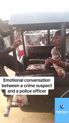 Emotional conversation between a crime suspect and a police officer #news #mattersarising_ng #lagos 