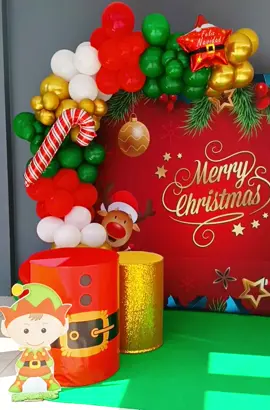 Escenografía Navideña para fotos  #navidad #happyshow #navidadentiktok #decorandoarboldenavidad #escenografia 