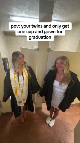 pros of being a twin #graduation #fyp 