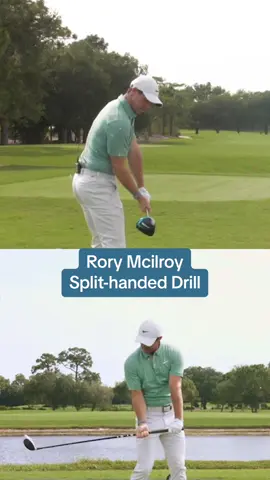 My favorite drill from Rory Mcilroy: The Split-handed Drill #rorymcilroy #golf #PGATOUR #drill 