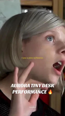 AURORA VOICE IS SO ANGELIC 🪽😫 #music #tinydeskconcerts #vocals #singer #aurorarunaway #fyp #twitch 
