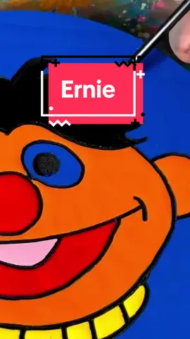 Replying to @mrkevinorozco Satisfing painting- Bert and Ernie #satisfying #asmr #art #sesamestreet 