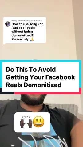 Replying to @monipena Do this to avoid getting your Facebook Reels Demonitized 😃 #contentcreators #contentcreatortips #onlinemarketingtips #marketingtips #facebookreels #socialmediamarketingtips #facebookmarketing #sidehustle #smallbusinesscheck #ConSantanderConecto 