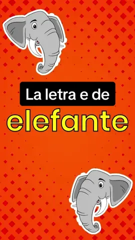 🎶🐘La CANCIÓN de las VOCALES - La e de elefante. #canciondelasvocales #lasvocales #videosparaniños #videoseducativos 