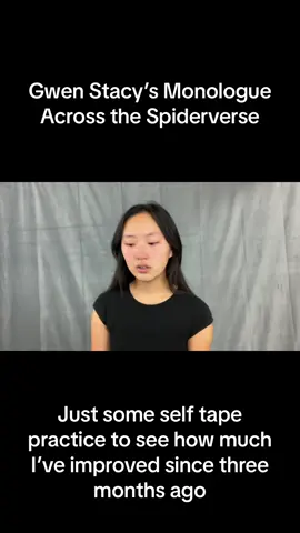 The improvement goes crazyyyyy…drop tips if you have any please! #actress #actor #acrossthespiderverse #gwen #gwenstacy #acting #film #act #selftape #2023 #2024 #newyearnewme #movieactor #movieactress #movie #monologue #teenactor #teenactress #childactor #childactress #practice #improvement 