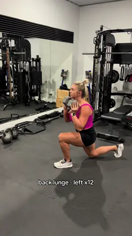 Lower Body Workout 🔥 SAVE this.  Here’s the details: (heavier weight = harder the workout) 12 reps of each: Goblet Squats RDL’s Back Lunge - right Back Lunge - left Alt Kickstand RDL’s Narrow Goblet Squats Glute Bridge 3 rounds total 🔥 Join my app to follow along with me 5x a week! 💪🏼 Full length workout videos.  🔗 Link in my bio.  #legday #lowerbody #glutes #workout #legworkout #gluteworkout #dumbbell #athomeworkout #foryourpage #fyp #fit #goals #leggoals #fitnessapp #train #coach #mackenziewellsfitness 