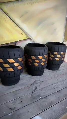 Haz 3 maceteros reutilizando un neumático. ♻️🇲🇽