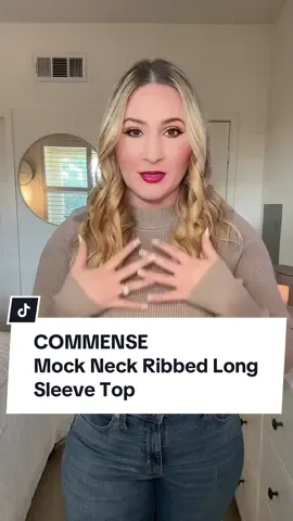 I found the PERFECT TOP from @Commense Clothing. This top is so stylish and soft!  #commense #commensereview #commensetop #tiktokshop #sale #viral #midsizefashion #wintersweater